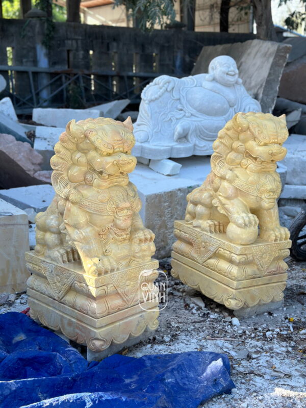 Cặp Kỳ Lân vàng 14