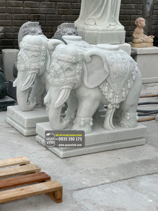 Tượng Voi Đá Tự Nhiên 04