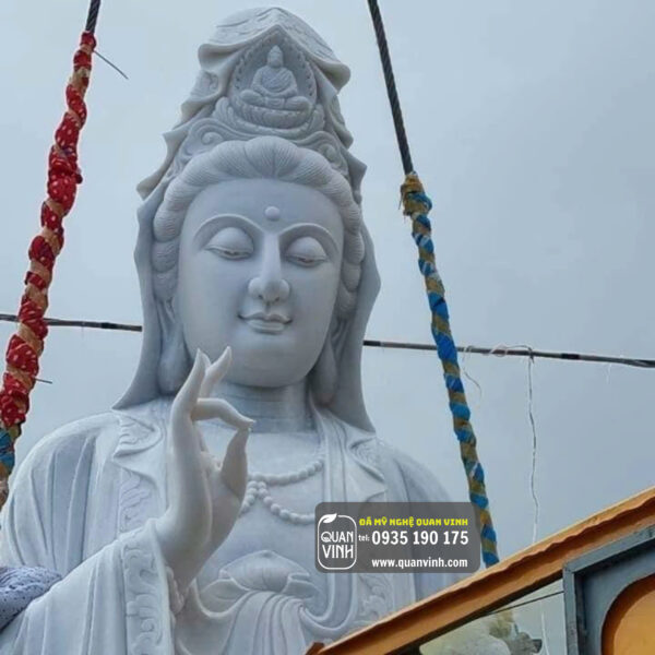 Tượng Phật Quan Âm Đá Tự Nhiên 02