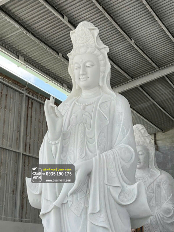 Tượng Phật Quan Âm Đá Tự Nhiên 03