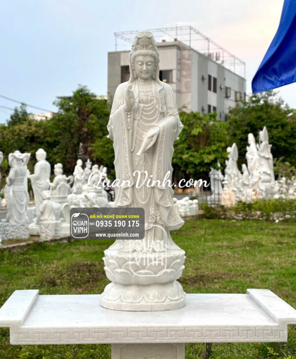 Tượng Phật Quan Âm Đá Tự Nhiên 05