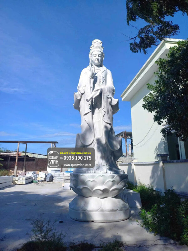 Tượng Phật Quan Âm Đá Tự Nhiên 06