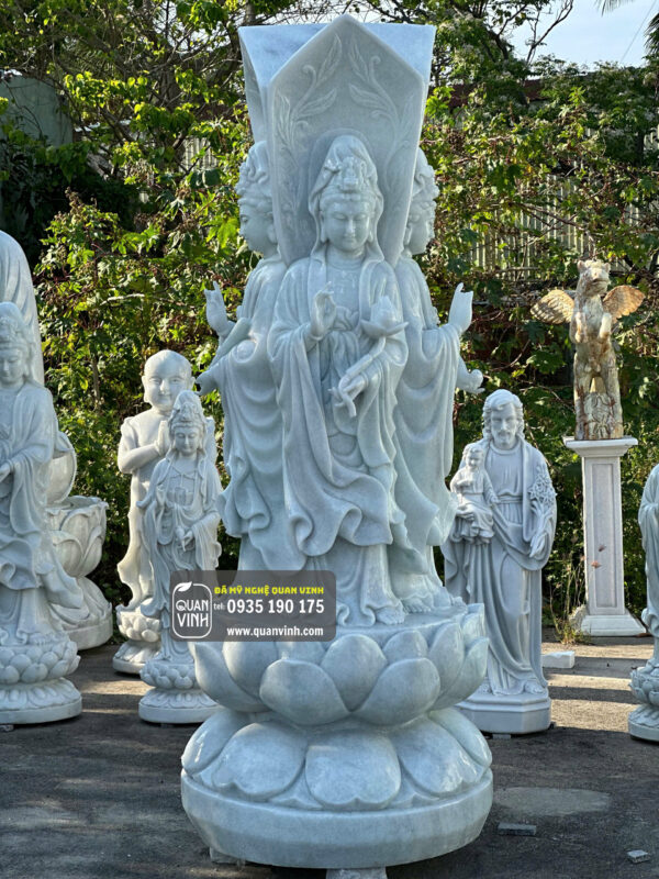 Tượng Phật Tứ Diện Quan Âm Đá Tự Nhiên 07