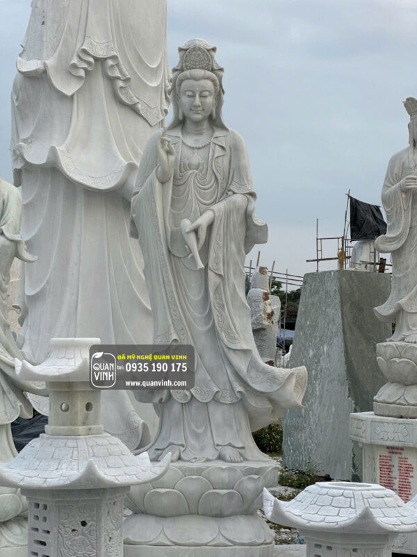 Tượng Phật Quan Âm Đá Tự Nhiên 11